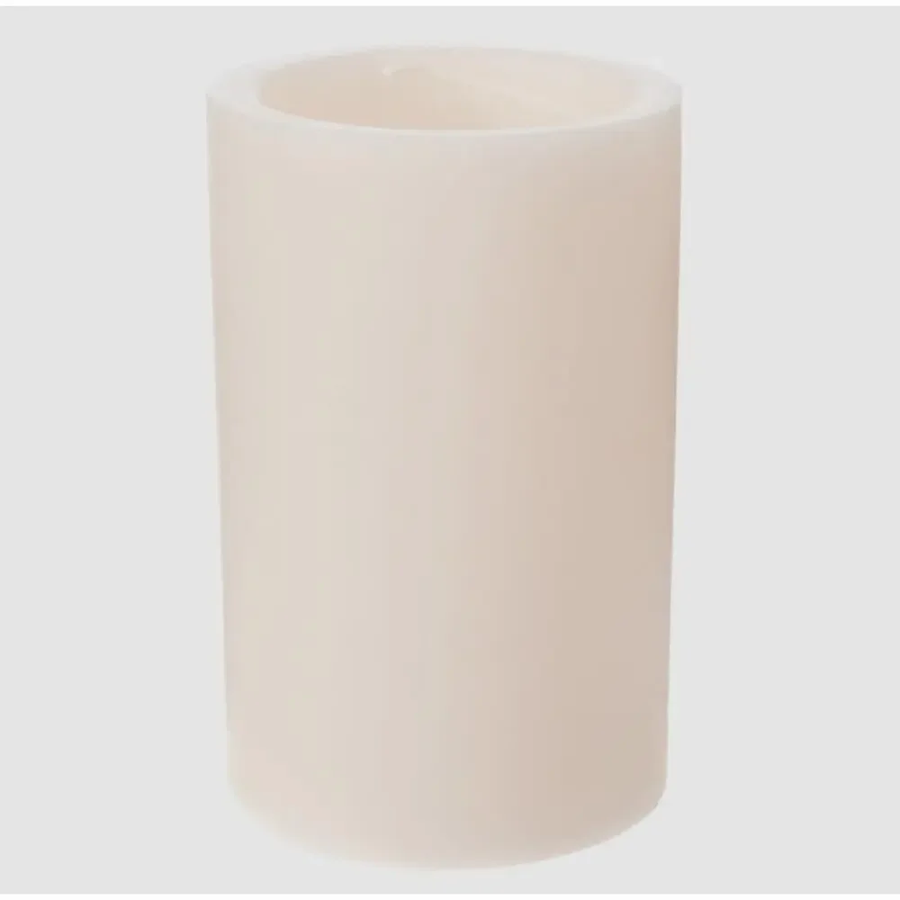 Spiral Light Candle Vanilla Tobacco 4x4 Round 30hr Burn -Brand New Medium